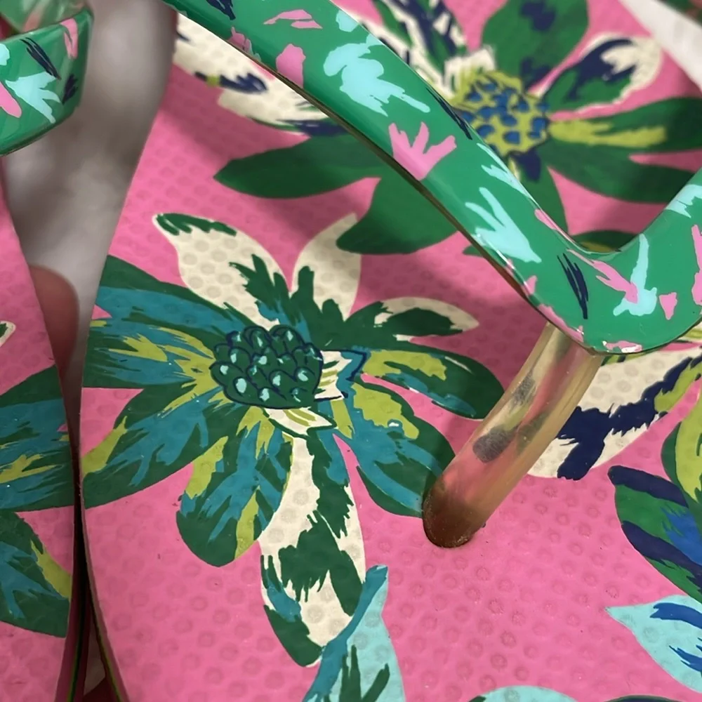 Vera Bradley Floral Flip Flops